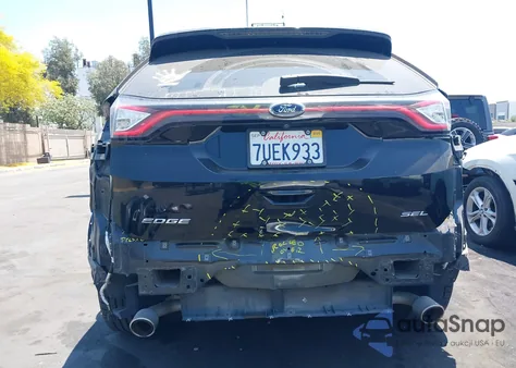 2016 Ford Edge Sel from USA, damaged, VIN 2FMPK3J85GBB78604